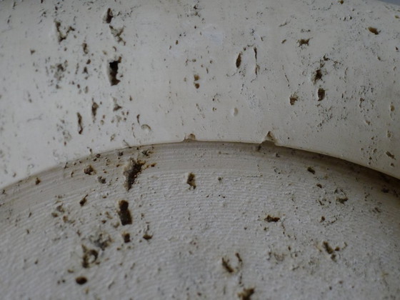 Image 1 of Carrara Traventin Schale Design Alessandro Giusti/ Egidio Di Rosa UP&UP 70s