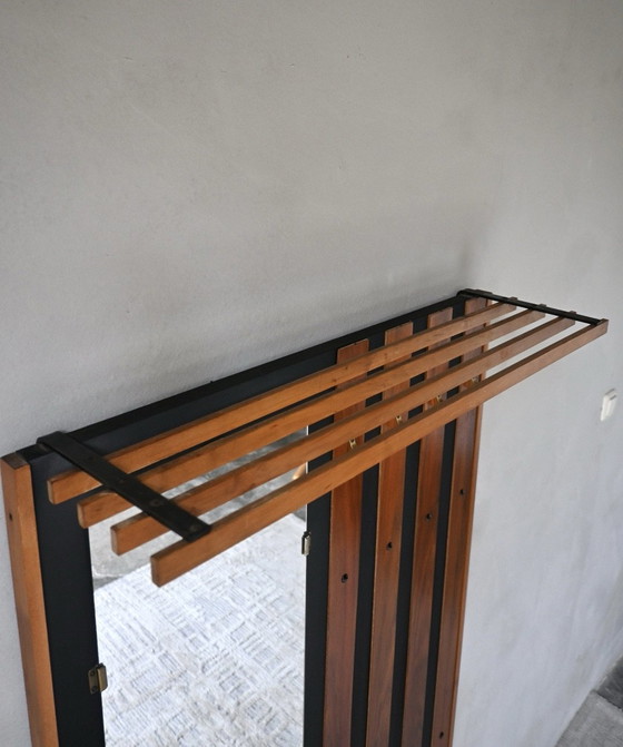 Guardaroba elegante anni '50, Armadi contenitori, Legno, Vetro, Marrone (foto 5 di 10)
