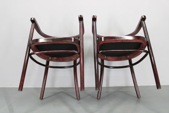 Image 1 of Pareja de sillones Thonet de los años 30 restaurados , Checoslovaquia