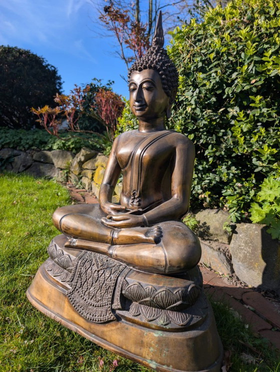 Image 1 of Chef-d'œuvre du Bouddha du XIXe siècle