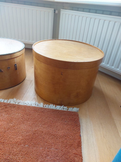 Caja de sombreros vintage