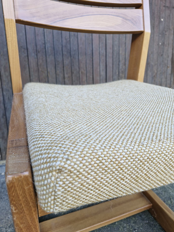 Image 1 of MAISON REGAIN 3-teiliges Massivholz-Ulmen-Set, 1970er/80er Jahre