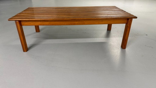 Scandinavische lattenbank of plantentafel jaren 60/70