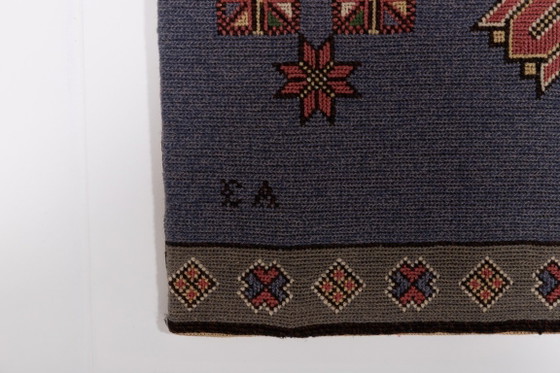 Image 1 of Woven Swedish Ethnic wall art from 1930’s