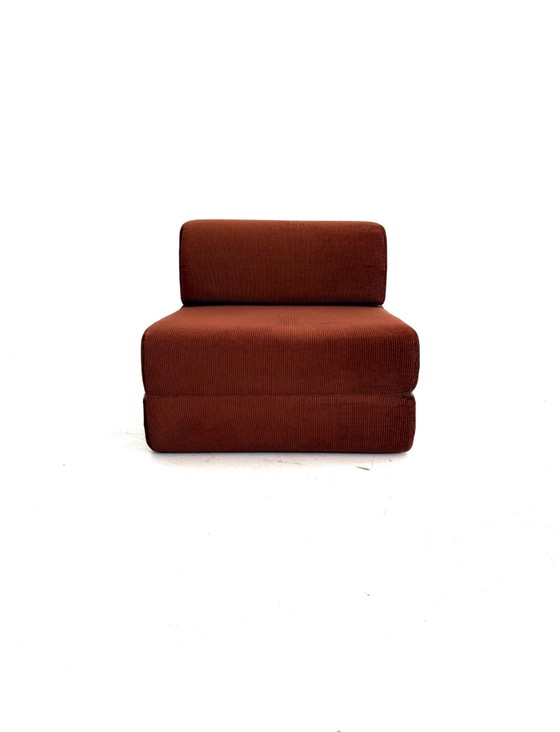 Poltrona letto vintage, Germania anni ‘80 – Poltrone, Tessile (photo 2 of 8)