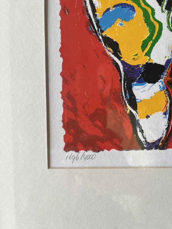 Image 1 of Peter Diem - Cow Red litho