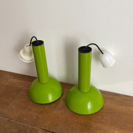 Set van 2 LITA Hanglampen. 1970. Space Age. – Metaal (photo 2 of 7)