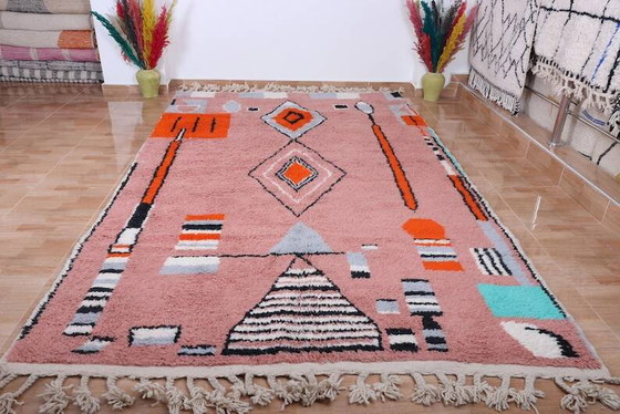 Tapis berbère marocain 200cm x 300cm – Wool, Cotton (photo 8 of 9)