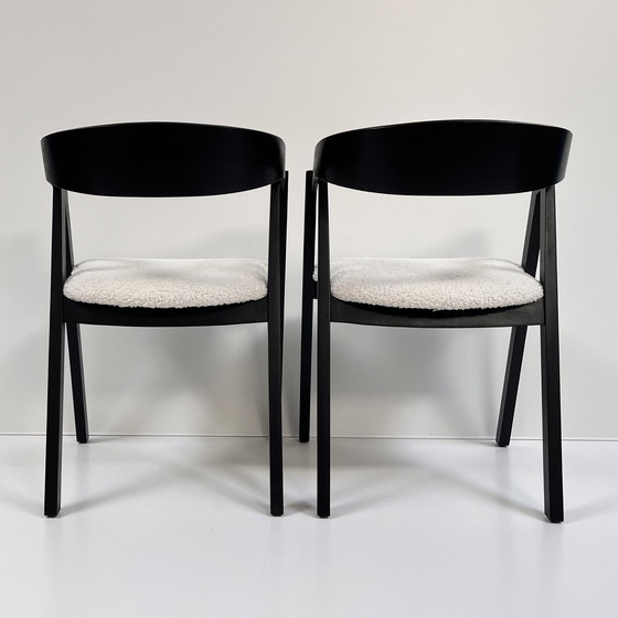 Image 1 of Scandinavisch design eetkamerstoelen