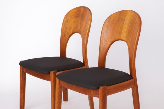 Image 1 of Set di 6 sedie da pranzo del designer danese Niels Koefoed (anni '70)