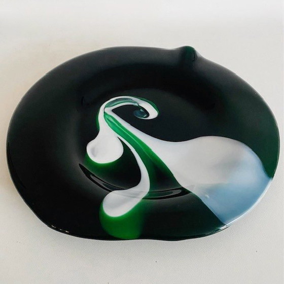 Image 1 of Ciotola vintage in vetro Richartz Art Collection di Hans Jürgen Richartz per Mathildenhütte, anni '70