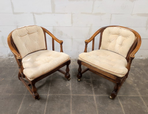 Set di poltrone in mogano Drexel Heritage