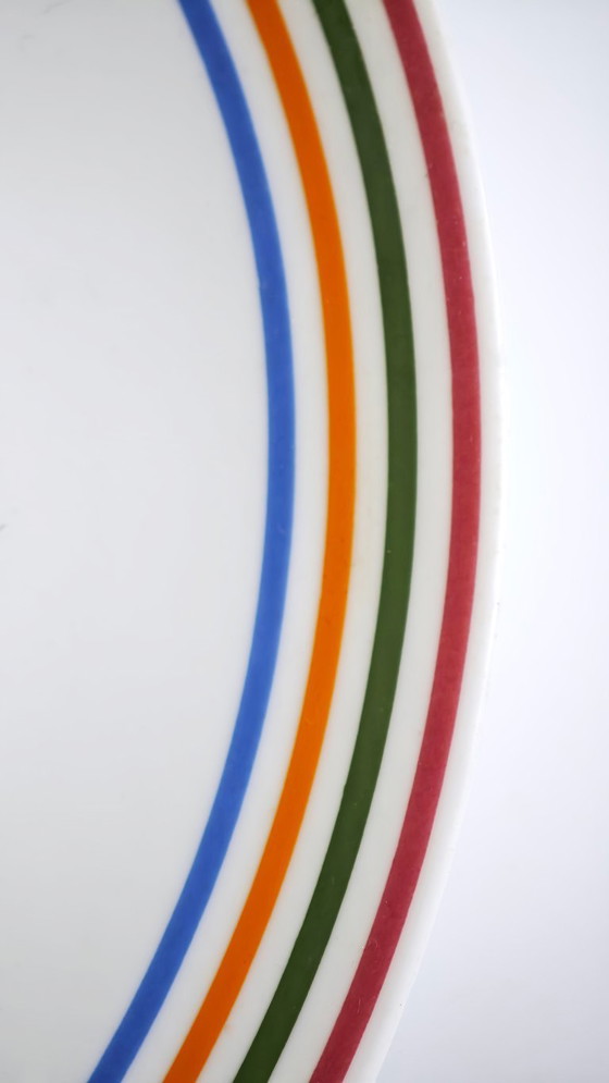 Image 1 of Servizio da tavola Thomas da 6 pezzi, design tedesco, motivo a righe in stile moderno di metà secolo.