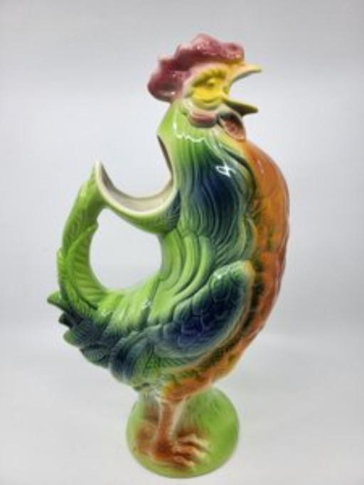 Pichet Coq de Saint Clément France Art Nouveau