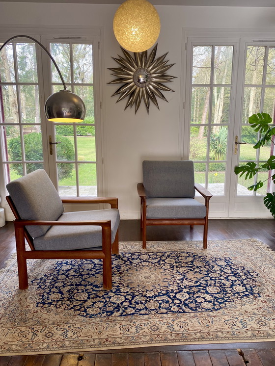 Image 1 of Coppia di poltrone danesi in teak degli anni '60