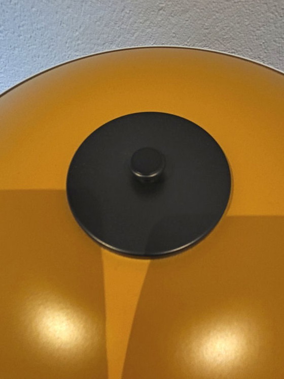 Image 1 of Louis Poulsen PH 3½-2½ YELLOW METAL TABLE LAMP NEW!