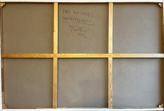 Image 1 of Kostabi, Paul - Fantasticità - Tecnica mista su tela - Unico