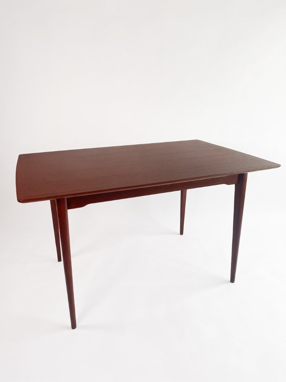 Image 1 of Vintage Scandinavian Mid-Century Modern Extendable Dining Table