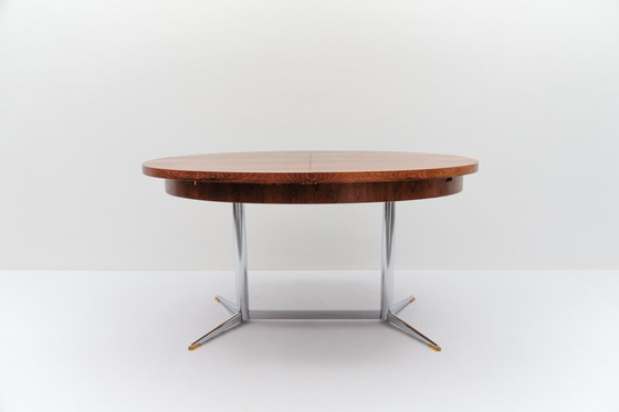 Image 1 of Scandinavian Rosewood Folding Dining Table, 1960s