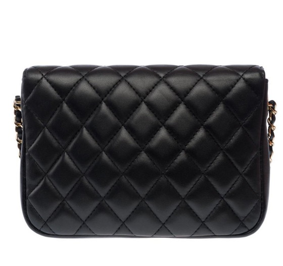 Image 1 of Borsa CHANEL Side Pack in pelle nera - 103216