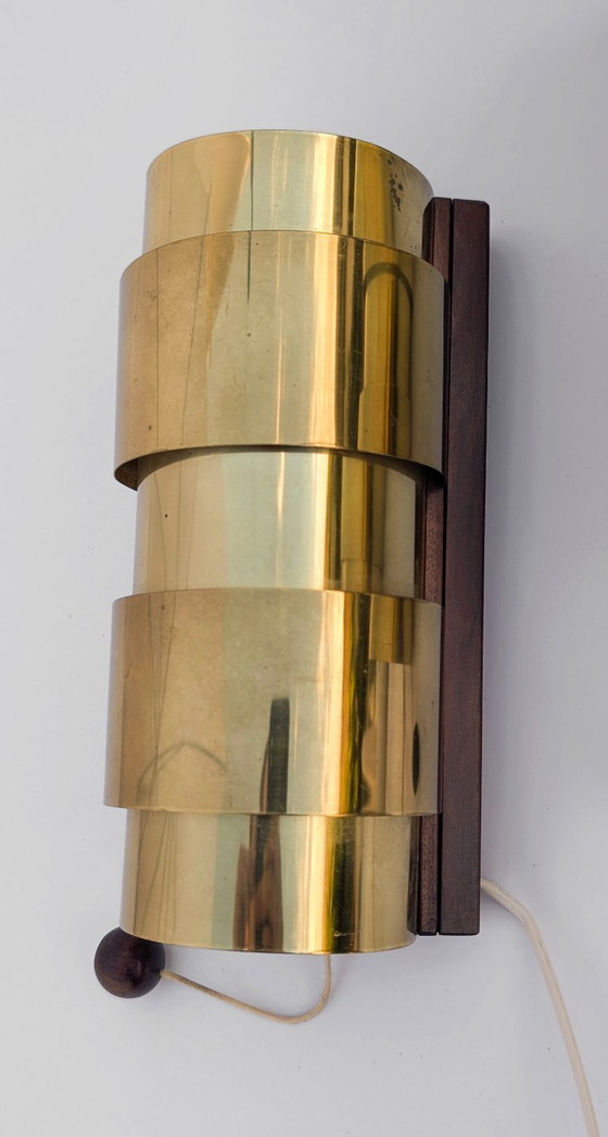 Image 1 of Coppia di applique da parete in ottone "Aristokrat" – Forseke AB Nybrofabriken