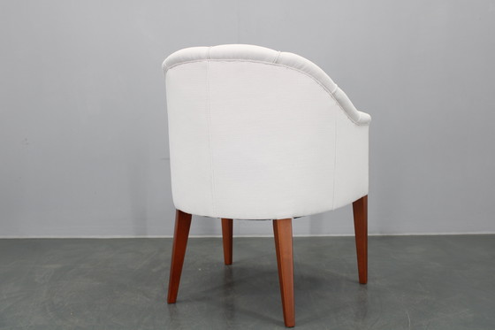 Image 1 of Vintage lederen gerestaureerde fauteuil, Tsjecho-Slowakije