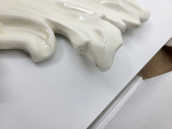 Image 1 of Specchio in ceramica La Farnesiana Parma, Italia, 1950