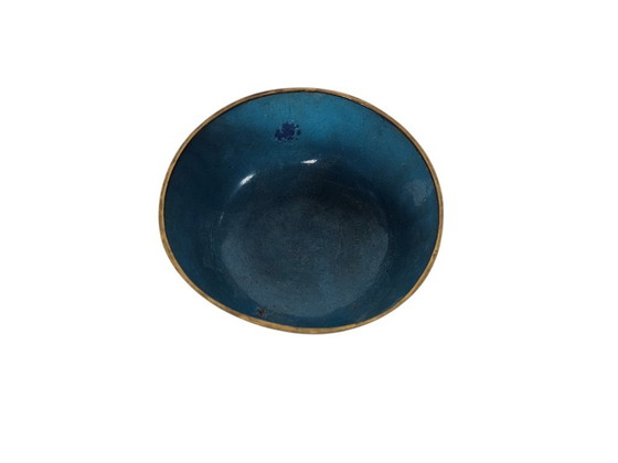 Image 1 of Cloisonné – Emaille – Messing – Reisschale – China – 20. Jahrhundert