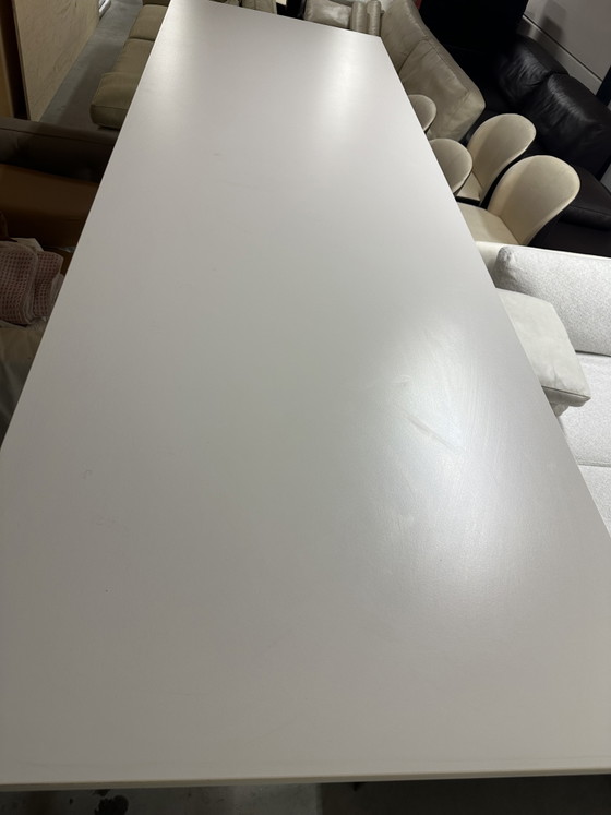 Table haute Vitra Ad Hoc High Work – Antonio Citterio – 280 Cm – Consoles, Wood, Aluminium (photo 6 of 6)