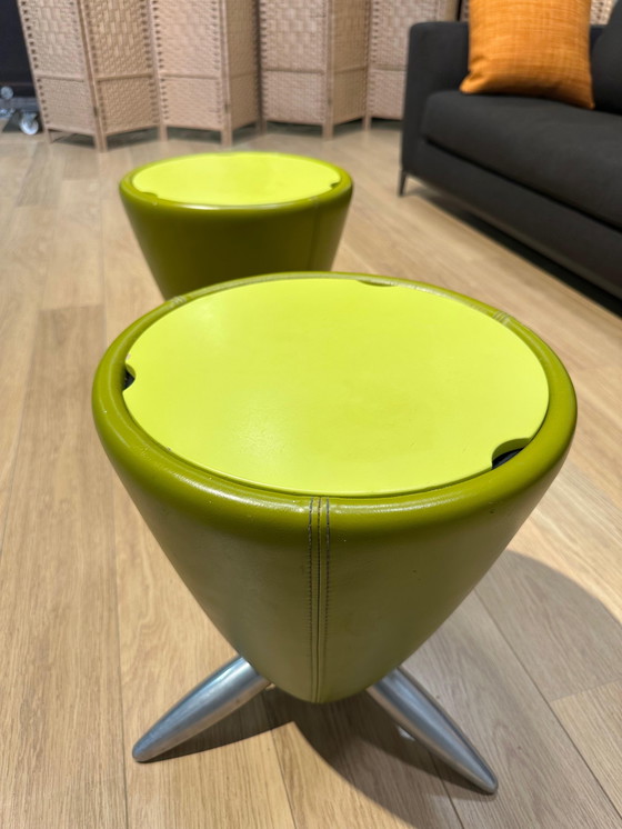 Image 1 of 2x Leolux Tamtam Bongo Groen 