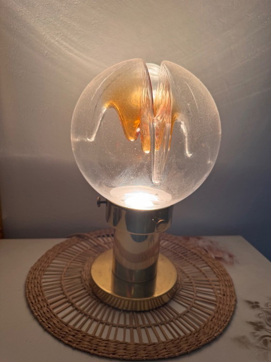 Image 1 of Kaiser lamp, Italian Murano glass, 1970s