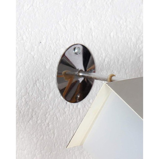 Lámpara de pared vintage de metal para Napako, 1960