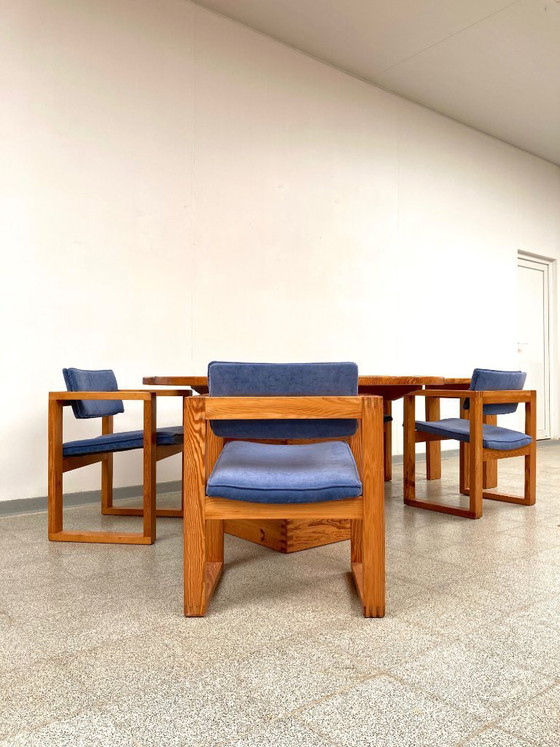 Image 1 of Ensemble de salle à manger complet Ate van Apeldoorn, design vintage