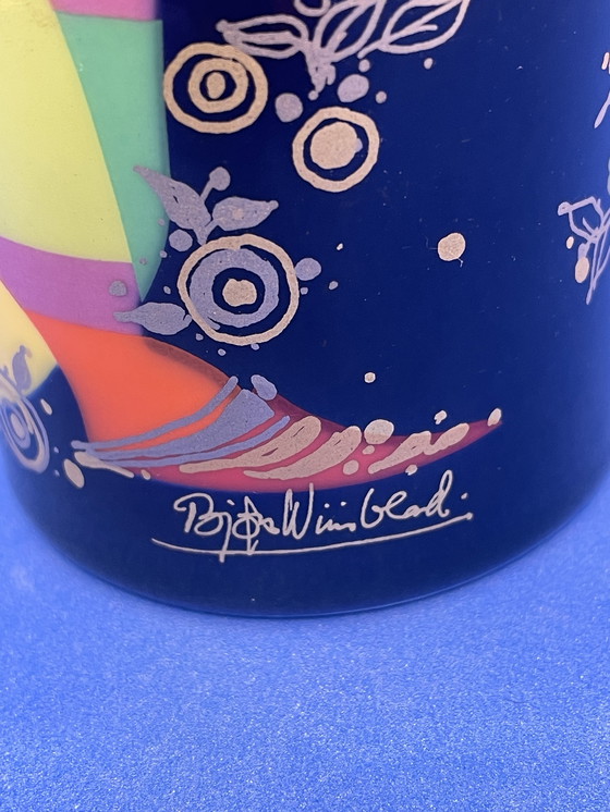 Image 1 of Vintage Bjørn Wiinblad-vaas, 1001 nacht van Rosenthal