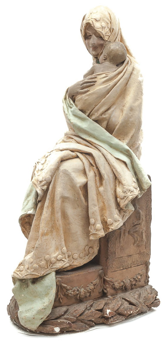 Image 1 of "Vergine col Bambino" di A. Maeterlinck-Lefebvre