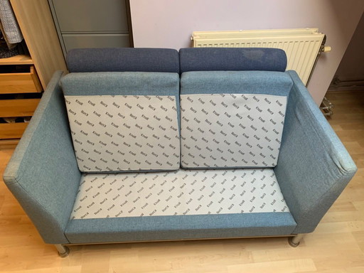 2-seater Knoll Eastside sofa. Ettore Sottsass