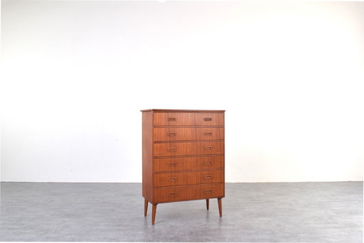 Commode danoise en teck, style milieu du XXe siècle, années 1960