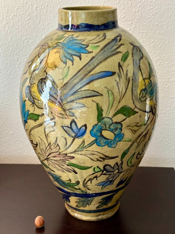 Image 1 of XXL VASE DYNASTIE KADJAR PERSE ANCIEN