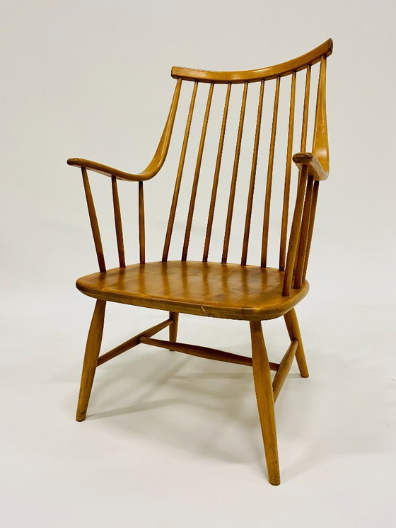Image 1 of Grandessa Spindle Back Fauteuil Lena Larsson voor Nesto Zweden 1960