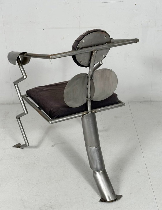 Image 1 of Sedia/poltrona in stile Memphis Milano, Germania, anni '80, edizione limitata