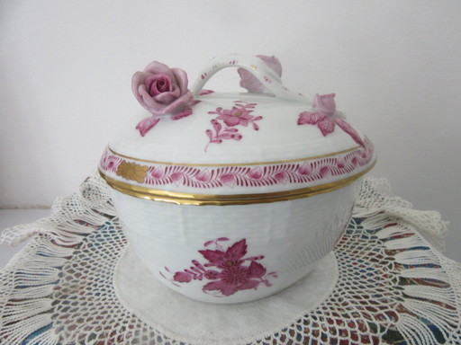 Herend Bonbonniere Jewel Box 6000/AP Apponyi Lampone Cinese
