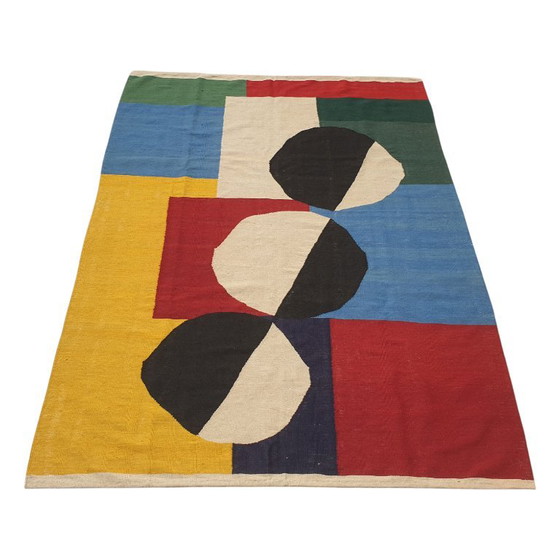 Sonia Delaunay Jardin d'Espagne 1970 Rug Tapestry | Wool | 246×175 cm – Rugs & carpets, Cotton (photo 5 of 11)
