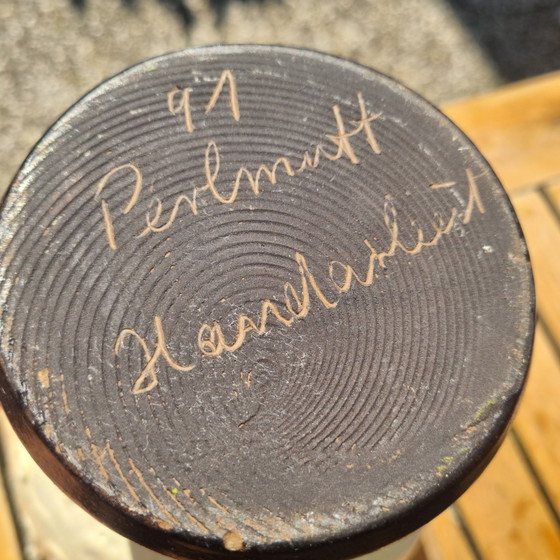 Image 1 of Vintage Ceramano Vaas – Model 91 – Decor Perlmutt (Hanns Welling) – Jaren 60