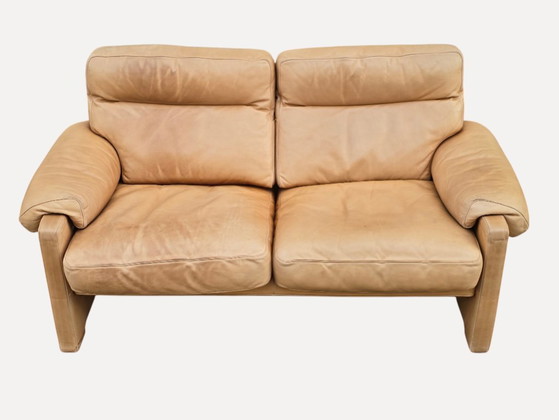 de Sede DS-70 2 seaters in vintage leather, 1980s, Beige (photo 2 of 11)