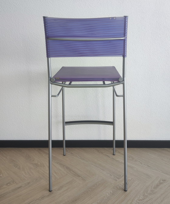 Image 1 of 2x Bonacina Miss B stools - design Tito Agnoli