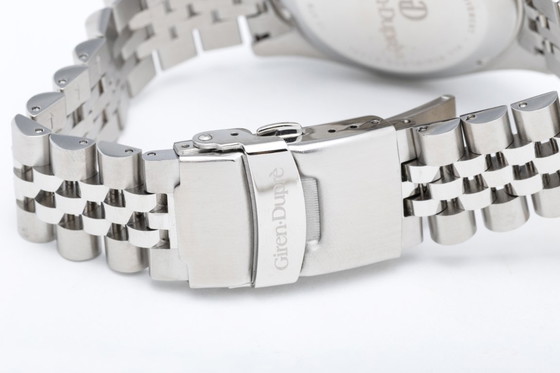 Image 1 of orologio Giren Dupre Solodata 39 automatico acciaio quadrante blu sunray