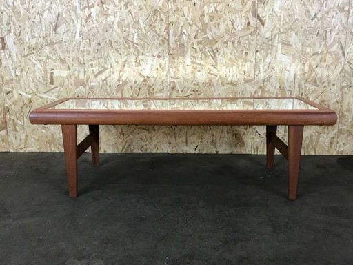 60s 70s Teak Table Coffee Table Coffee Table Danish Design with Mirror 60s