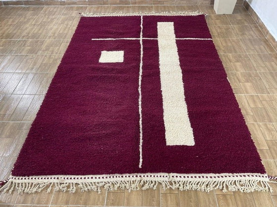 Groot Traditioneel Handgemaakt Berbertapijt van Wol Maat 3/4 M – Ahrend, Vloerkleden en tapijten, Wool (photo 5 of 8)