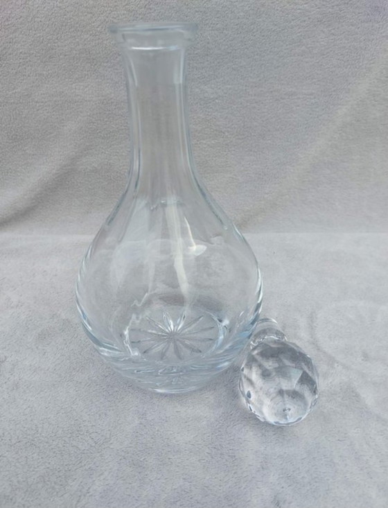 4 decantadores de cristal, incluido un decantador de barco. – Vasos y jarras, Crystal, Glass (photo 4 of 6)