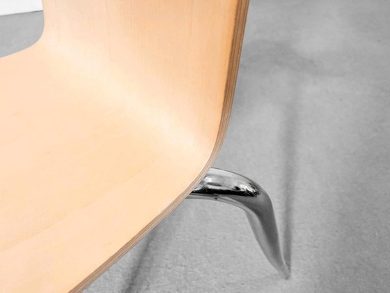1/6 Philippe Starck Driade Olly Tango Sedia Cromata – Sedie da pranzo, Legno, Cromo (photo 8 of 12)
